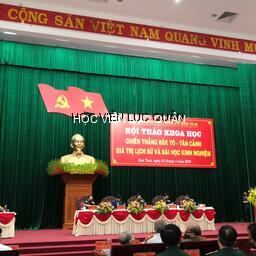 Học viện Lục quân tham dự Hội thảo khoa học cấp Bộ Quốc phòng nhân kỷ niệm 50 Chiến thắng Đăk Tô - Tân Cảnh (24/4/1972 - 24/4/2022)