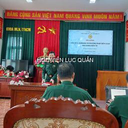 Ứng dụng công nghệ AI trong nâng cao chất lượng giảng dạy các môn Kinh tế ở Khoa Mác - Lênin, tư tưởng Hồ Chí Minh, Học viện Lục quân hiện nay