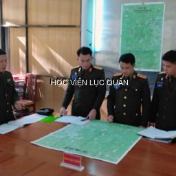 Học viện Lục quân tổ chức thành công luyện tập CH - CQ 1 bên, 1 cấp trên bản đồ cho học viên quốc tế C63, K28 và KP6