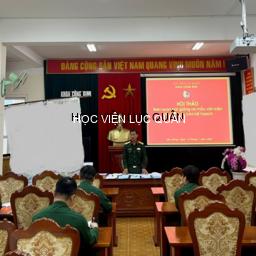 Khoa Công binh tổ chức Hội thảo thống nhất biên soạn bài giảng và mẫu văn kiện đề đạt, báo cáo kế hoạch