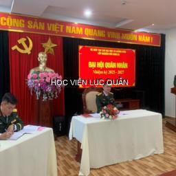 Lớp Nghiên cứu sinh 33 - Hệ 2 tổ chức thành công Đại hội quân nhân nhiệm kỳ 2025 - 2027