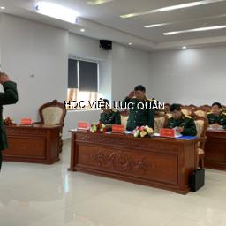 Học viện Lục quân tổ chức tốt chấm tiểu luận tổng quan cho nghiên cứu sinh Khóa 35