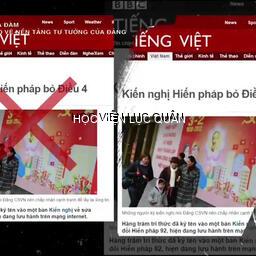 Kiên quyết đấu tranh phản bác luận điệu “Đảng Cộng sản Việt Nam đứng trên hiến pháp và pháp luật” của các thế lực thù địch