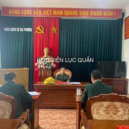 Khoa Quân sự địa phương thường xuyên tổ chức kiểm tra, rút kinh nghiệm công tác giảng dạy trong học kỳ II năm học 2022-2023
