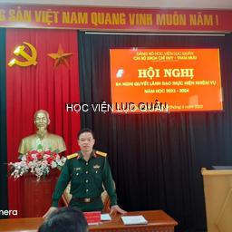 Khoa Chỉ huy - Tham mưu làm tốt công tác chuẩn bị huấn luyện năm học 2023 - 2024