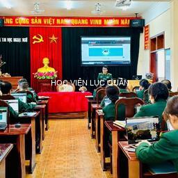Khoa Tin học - Ngoại ngữ đẩy mạnh chuyển đổi số góp phần nâng cao trình độ tin học, ngoại ngữ cho cán bộ, giảng viên, học viên của Học viện Lục quân