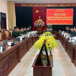 Học viện Lục quân tổ chức thông qua ba bộ giáo trình binh chủng hợp thành biên soạn năm 2024