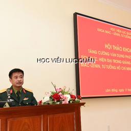 Cán bộ, giảng viên Khoa Mác - Lênin, tư tưởng Hồ Chí Minh thường xuyên thực hiện tốt việc gắn giảng dạy với bảo vệ nền tảng tư tưởng của Đảng