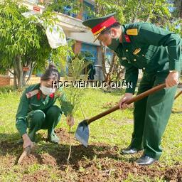 Ngày Trái đất 2025 - tuổi trẻ Học viện Lục quân với hành động xanh