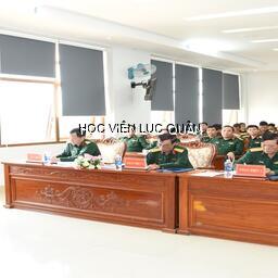 Học viện Lục quân tổ chức đánh giá luận án tiến sĩ cấp cơ sở (đợt 10) cho nghiên cứu sinh khóa 32A