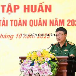 Học viện Lục quân tham gia tập huấn công tác xe máy, vận tải toàn quân năm 2025