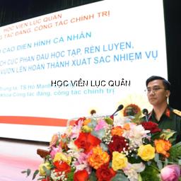 Trách nhiệm - danh dự - tận tụy: Dấu ấn người giảng viên trẻ Học viện Lục quân