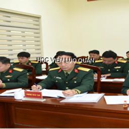 Thiếu tướng PGS.TS Đỗ Anh Tuấn – Phó Giám đốc Học viện dự giảng Khoa Công binh