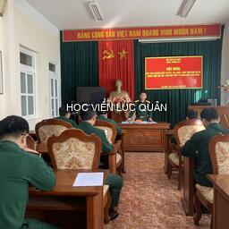 Khoa Trinh sát tổ chức rút kinh nghiệm Đợt 1 diễn tập chỉ huy cơ quan 1 bên, 1 cấp trên bản đồ và ngoài thực địa cho học viên khóa T75