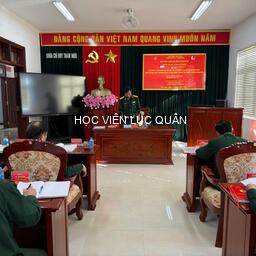 Khoa Chỉ huy - tham mưu tổ chức hội thảo khoa học luận án tiến sĩ cho nghiên cứu sinh Khóa 34