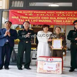 Những dấu ấn nổi bật trong công tác dân vận, kết nghĩa hướng tới kỷ niệm 80 năm Ngày truyền thống Học viện Lục quân