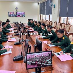 Học viện Lục quân tham dự Hội nghị trực tuyến Tổng kết Chương trình “Mẹ đỡ đầu” giai đoạn 2021 - 2026 và trao giải cuộc thi viết “Bữa cơm gia đình ấm áp yêu thương”