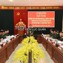 Học viện Lục quân với Ngày Khoa học và công nghệ Việt Nam (18/5)