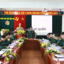 Học viện Lục quân tổ chức Hội nghị thống nhất nội dung chỉnh sửa, biên soạn tài liệu do Bộ Quốc phòng giao