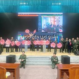 Khối thi đua 6 sôi nổi luyện tập văn nghệ chào mừng 80 năm Ngày truyền thống Học viện Lục quân