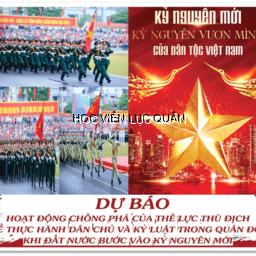 Dự báo hoạt động chống phá của thế lực thù địch về thực hành dân chủ và kỷ luật trong Quân đội ta khi đất nước bước vào kỷ nguyên mới