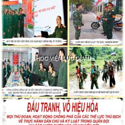 Đấu tranh, vô hiệu hóa mọi thủ đoạn, hoạt động chống phá của các thế lực thù địch về thực hành dân chủ và kỷ luật trong Quân đội ta khi đất nước bước vào kỷ nguyên mới