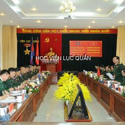 Học viện Lục quân góp phần vun đắp quan hệ tốt đẹp Việt Nam - Campuchia