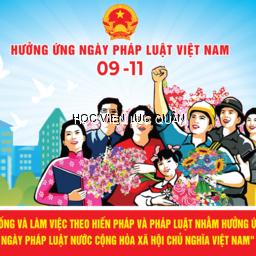 Hội Phụ nữ cơ sở Phòng Chính trị tích cực hưởng ứng Ngày Pháp luật Việt Nam (09/11)
