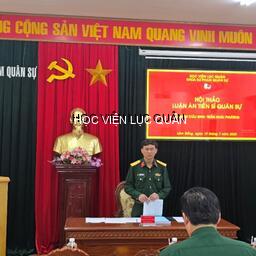 Khoa Sư phạm quân sự tổ chức hội thảo luận án tiến sĩ quân sự của nghiên cứu sinh khóa 33