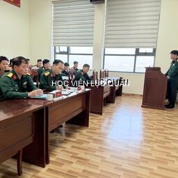 Học viện tổ chức kiểm tra, dự giờ giảng bài đối với giảng viên Khoa Sư phạm quân sự năm học 2025 - 2026