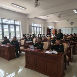 Khoa Chỉ huy - Tham mưu tổ chức triển khai công tác chuẩn bị phục vụ Đoàn Kiểm tra của Ủy ban Kiểm tra Quân ủy Trung ương kiểm tra Học viện và đơn vị