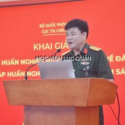 Học viện Lục quân tham gia tập huấn nghiệp vụ về đấu thầu quản lý dự án và giám sát đánh giá dự án đầu tư năm 2026