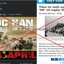 Kiên quyết đập tan những luận điệu xuyên tạc, phủ nhận giá trị trường tồn của chiến thắng 30/4/1975