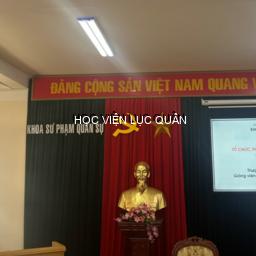 Khoa Sư phạm quân sự tổ chức bồi dưỡng phương pháp giảng bài cho giảng viên vào đầu năm học 2026 - 2027
