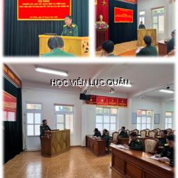 Đảng bộ Khoa Chiến thuật: đưa nghị quyết của Đảng vào nền nếp giảng dạy, tạo động lực bứt phá trong kỷ nguyên mới