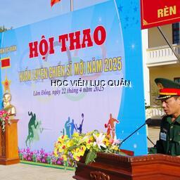 Khai mạc Hội thao huấn luyện chiến sĩ mới năm 2025