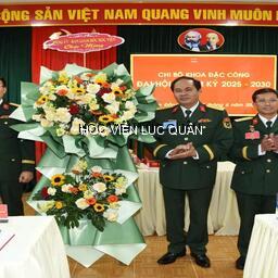 Chi bộ Khoa Đặc công tổ chức thành công Đại hội nhiệm kỳ 2025 - 2030