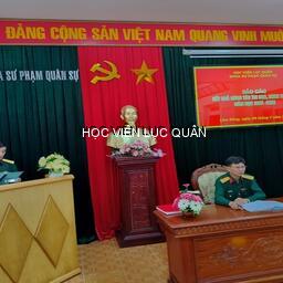 Phong trào thi đua quyết thắng tại Khoa Sư phạm quân sự năm học 2024 - 2025