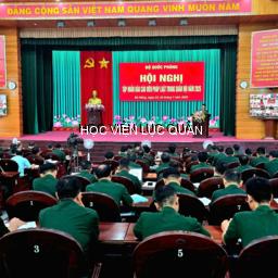 Đoàn cán bộ của Học viện Lục quân tham gia tập huấn báo cáo viên pháp luật trong Quân đội năm 2025 khu vực miền Trung