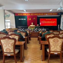 Khoa Công binh quán triệt quy định trực sẵn sàng chiến đấu và bảo đảm an toàn trong dịp Tết Nguyên đán Bính Ngọ 2026