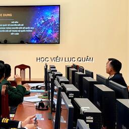 Phụ nữ Khoa Tin học – Ngoại ngữ, Học viện Lục quân học tập và làm theo phong cách làm việc của Hồ Chí Minh