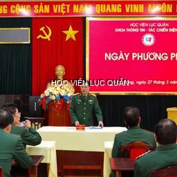 Khoa Thông tin - Tác chiến điện tử đẩy mạnh xây dựng và ứng dụng bài giảng điện tử trong giáo dục - đào tạo