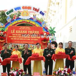 Học viện Lục quân khánh thành Khu vui chơi thiếu nhi - Công trình thiết thực chào mừng 80 năm Ngày truyền thống (07/7/1946 - 07/7/2026)