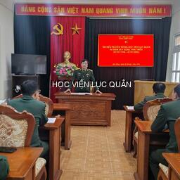 Khoa Chiến thuật - khí thế thi đua sôi nổi, quyết tâm lập nhiều thành tích xuất sắc chào mừng 80 năm Ngày Truyền thống Học viện Lục quân