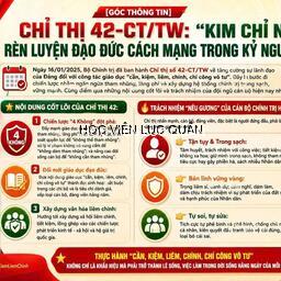 Giáo dục cần, kiệm, liêm, chính, chí công vô tư theo Chỉ thị 42-CT/TW trong đội ngũ giảng viên Khoa Công binh