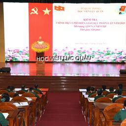 Nâng cao chất lượng công tác tuyên truyền, phổ biến, giáo dục pháp luật tại Học viện Lục quân