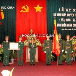 Truyền thống vẻ vang - giá trị cốt lõi tạo nên vị thế, uy tín của Học viện Lục quân