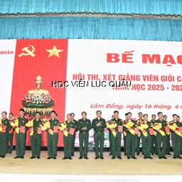 Phát huy truyền thống 80 năm Học viện Lục quân để nâng cao trách nhiệm và hành động của đội ngũ giảng viên