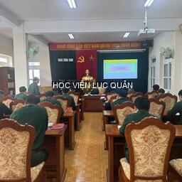 Khoa Công binh tổ chức Hội thảo đánh giá luận án tiến sĩ cho nghiên cứu sinh Khóa 34