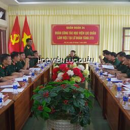 Đoàn công tác Khoa Tăng thiết giáp, Học viện Lục quân hoàn thành tốt nhiệm vụ học tập, nghiên cứu thực tế tại các đơn vị thuộc Quân đoàn 34